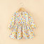 JF White Printed Frock FD6081D